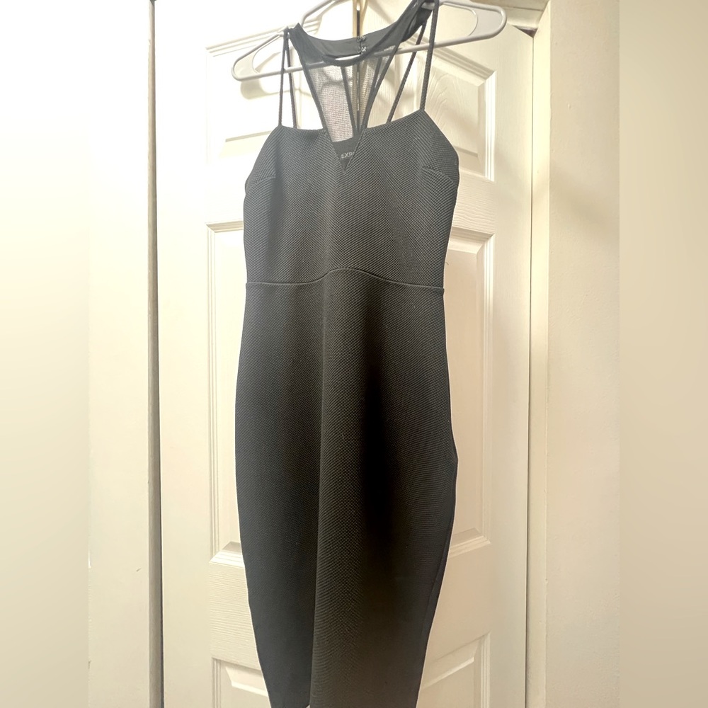 Black midi Express dress